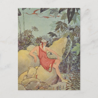 Antaeus and the Pygmies Postcard