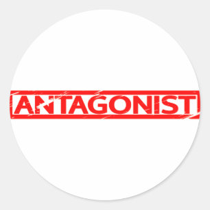 Antagonist Stamp Classic Round Sticker