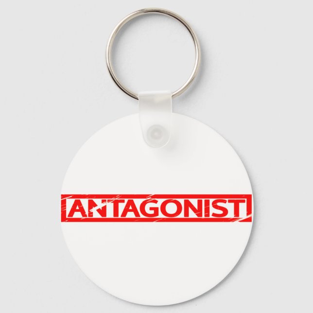 Antagonist Stamp Keychain (Front)