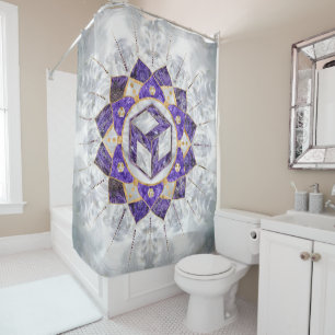 Antahkarana in Lotus Mandala- Amethyst and Pearl