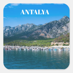 Antalya in der Türkei Square Sticker