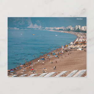 Antalya Turkey Konyaalti Sea Holiday Coast Gezi Postcard