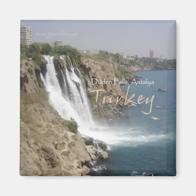 Antalya Turkey Travel Souvenir Fridge Magnet (Front)