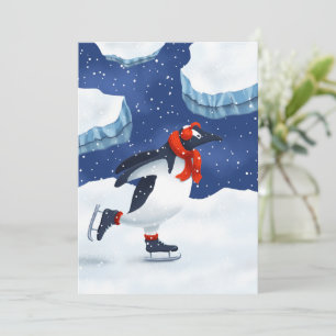 Antarctic Glide Holiday Card