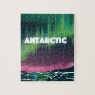 Antarctic Travel Poster Jigsaw Puzzle