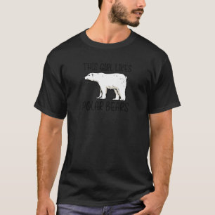 Antarctic Wildlife Cute Polar Bears Wilderness Pre T-Shirt