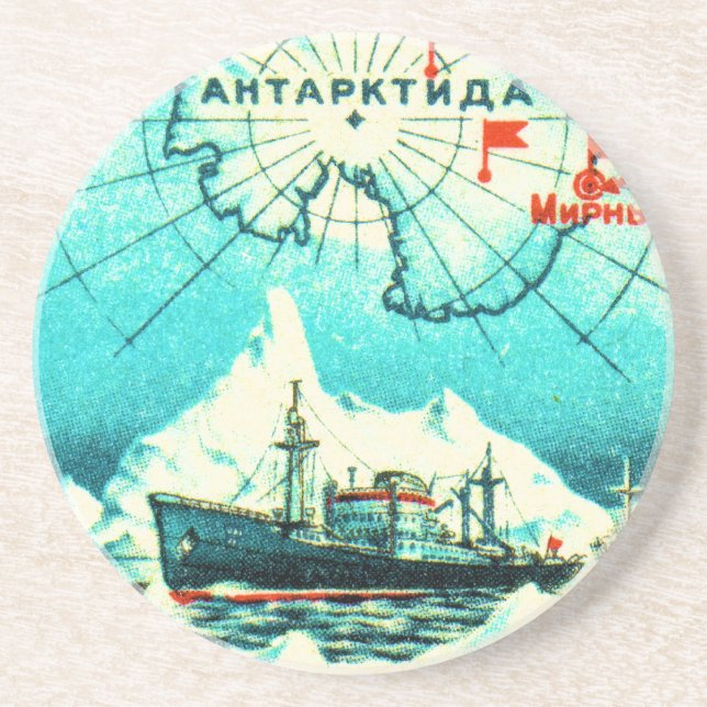 Antarctica 1956 coaster (Front)