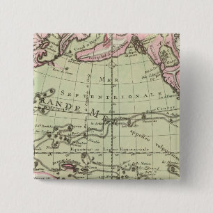 Antarctica 2 Inch Square Button