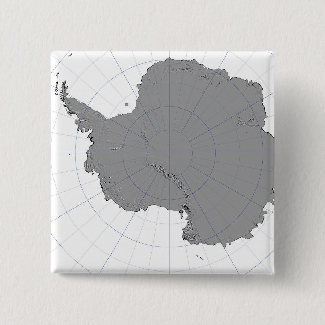 Antarctica 2 Inch Square Button (Front)