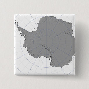 Antarctica 2 Inch Square Button