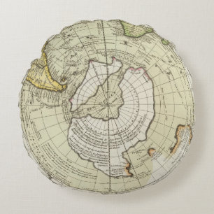 Antarctica 4 round pillow
