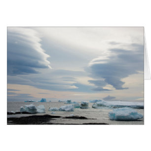 Antarctica. Brown Bluff. Lenticular clouds