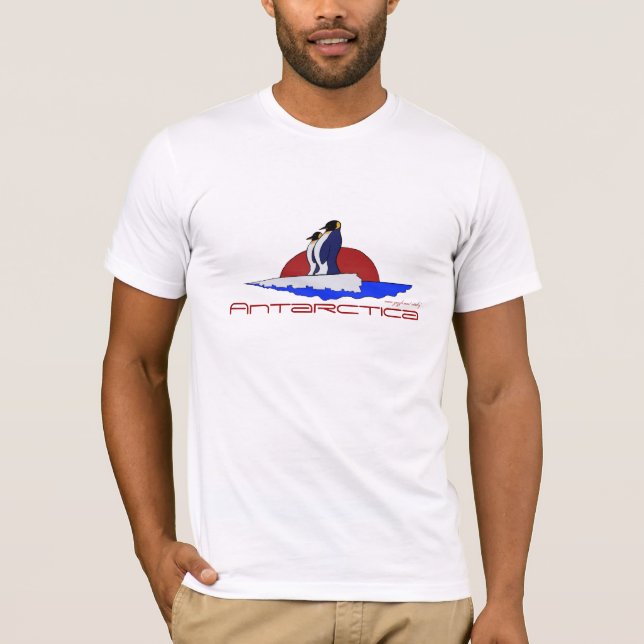 Antarctica cool t-shirt design (Front)