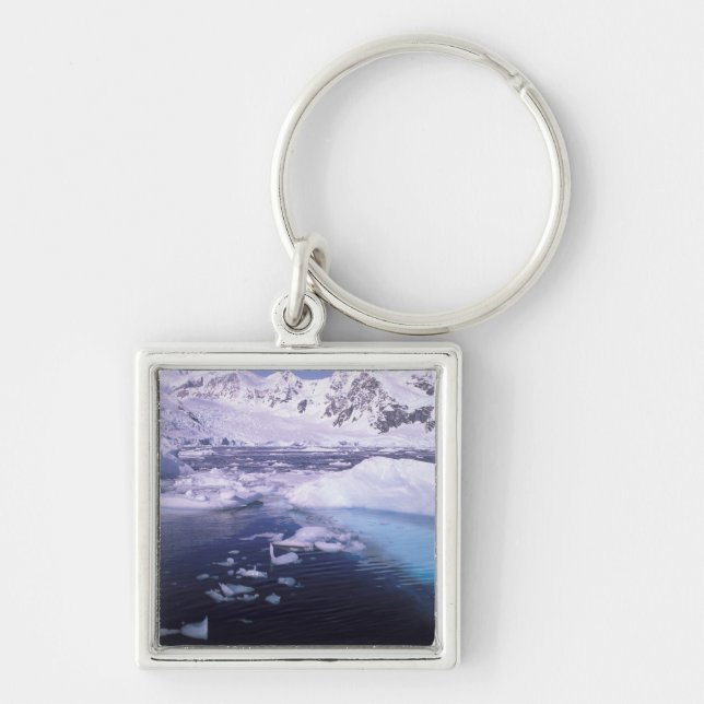 Antarctica. Expedition through icescapes Keychain (Front)