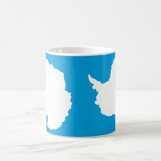 Antarctica Flag Ceramic Mug (Center)