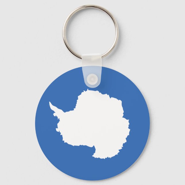 Antarctica Flag Keychain (Front)