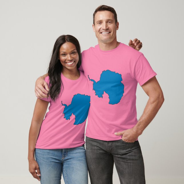 Antarctica flag map T-Shirt (Unisex)