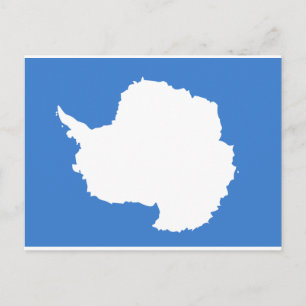 Antarctica Flag Postcard