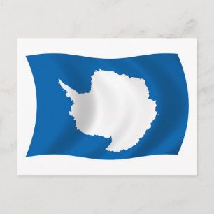 Antarctica Flag Postcard