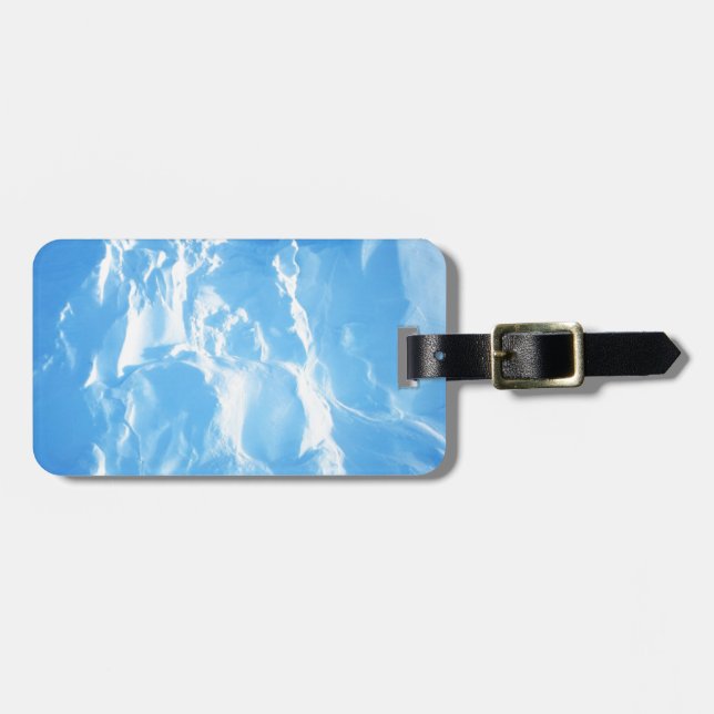 Antarctica Ice Luggage Tag (Front Horizontal)
