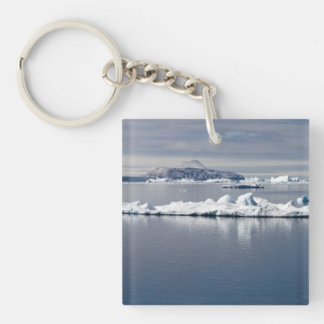 Antarctica landscape keychain (Front)