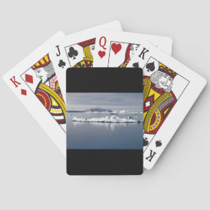 Antarctica landscape playing cards