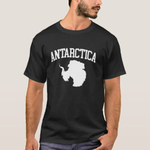Antarctica Map Of Antarctica T-Shirt