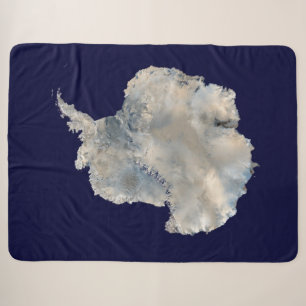 Antarctica (NASA Blue Marble Imagery) Sherpa Blanket