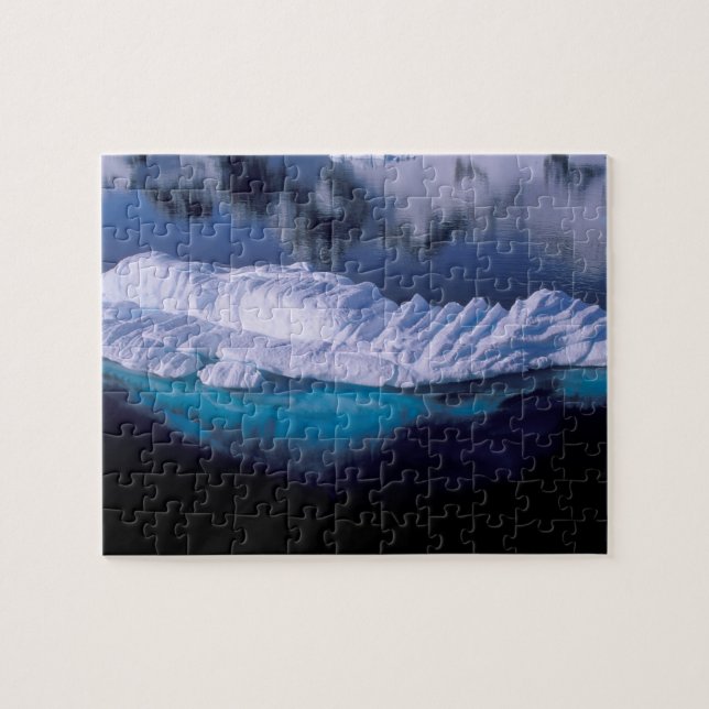 Antarctica, Paradise Bay. Iceberg in crystal Jigsaw Puzzle (Horizontal)