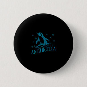 Antarctica Penguins Souvenir - Cruise Adventure An 2 Inch Round Button