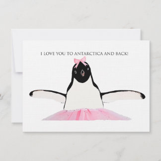 Antarctica Personalized Stationery Thank You Card