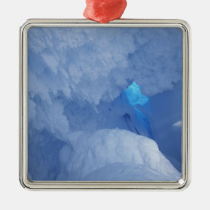 Antarctica, Ross Island, Cape Evans, Snow cave Metal Ornament