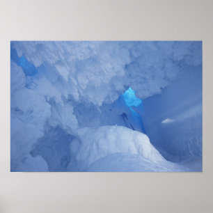 Antarctica, Ross Island, Cape Evans, Snow cave Poster