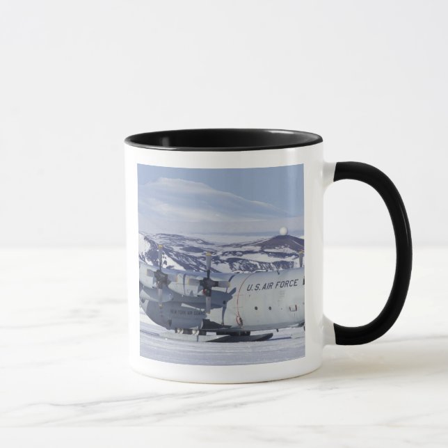 Antarctica, Ross Island, McMurdo station, C-130 Mug (Right)