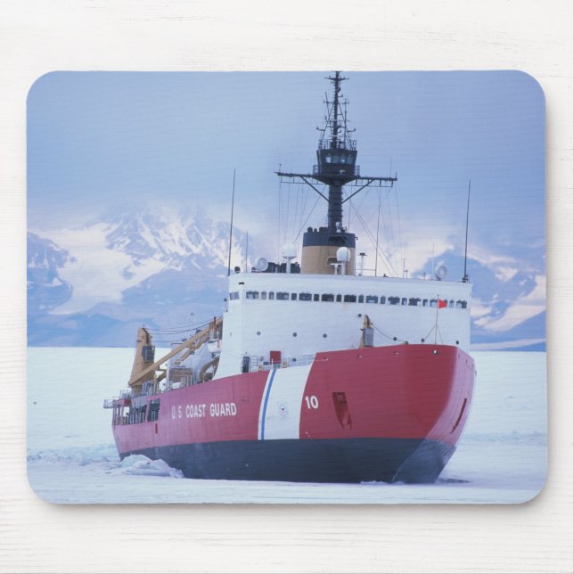 Antarctica, Ross Island, McMurdo Station, USCG Mouse Pad (Front)
