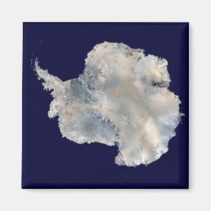 Antarctica Satellite Image Magnet