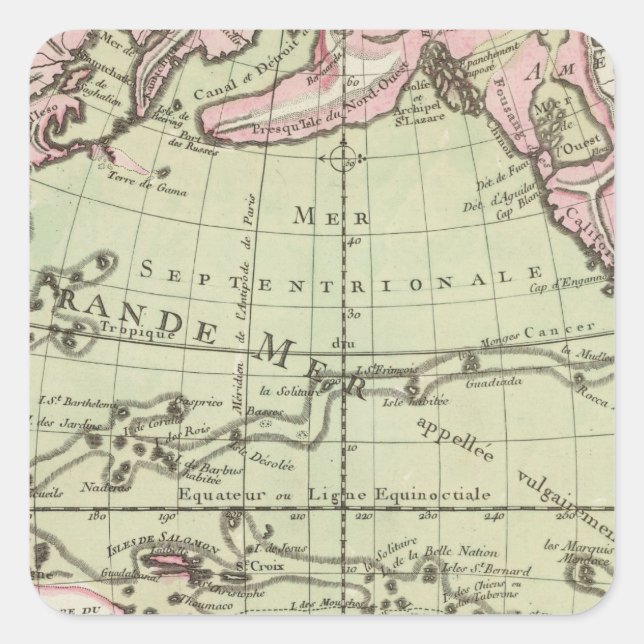 Antarctica Square Sticker (Front)