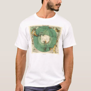 AntarcticaPanoramic MapAntarctica T-Shirt