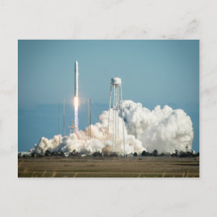 Antares Rocket Launch Postcard