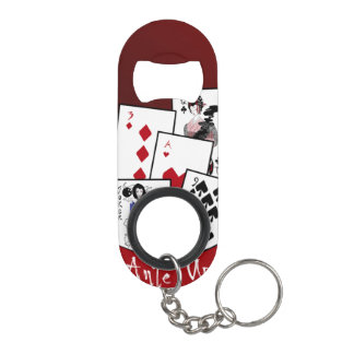 Ante Up Keychain Bottle Opener