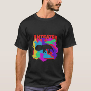Anteater Animal Mosaik Puzzle T-Shirt