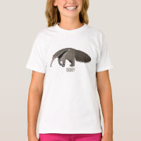 Anteater cartoon illustration 