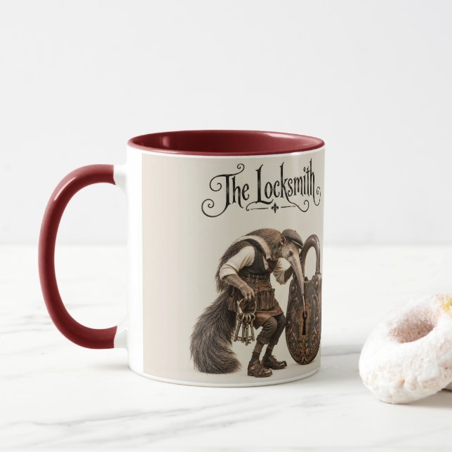 Anteater Locksmith Mug (With Donut)