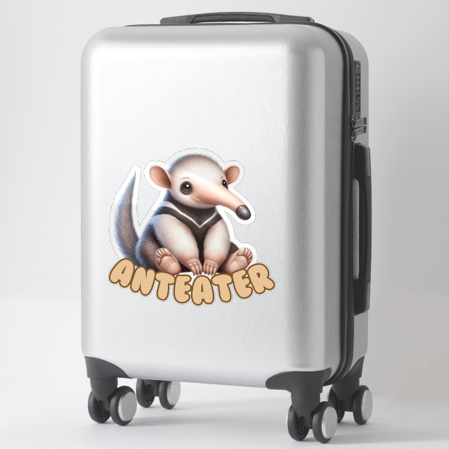 ANTEATER - NURSERY STICKER (Suitcase)