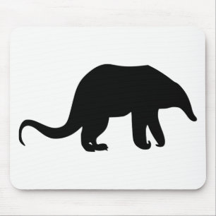 Anteater Silhouette Mouse Pad