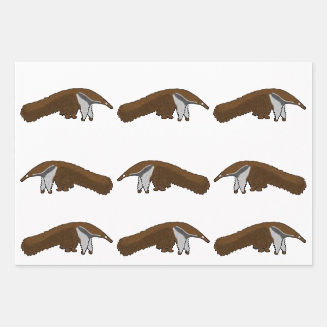 Anteater wrapping paper (Front)