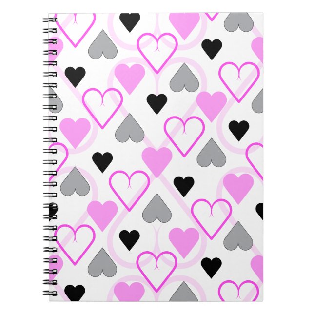 Anteckningsbok Hearts Notebook (Front)