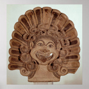 Antefix with the head of a gorgon poster