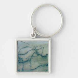 Antelope and bison, Perigordian (cave painting) Keychain