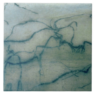 Antelope and bison, Perigordian (cave painting) Tile